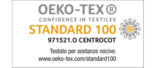 Prima Certificazione OEKO TEX